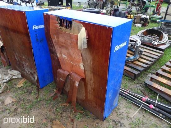 FASTENAL BOLT BIN WITH BOLTS AND PARTS