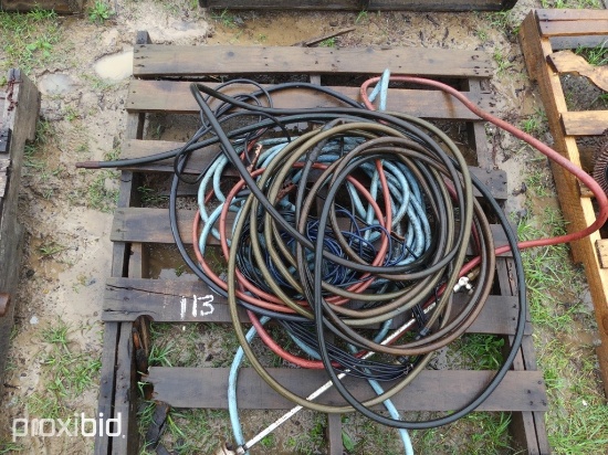PALLET W HOSES TORCH HOSES