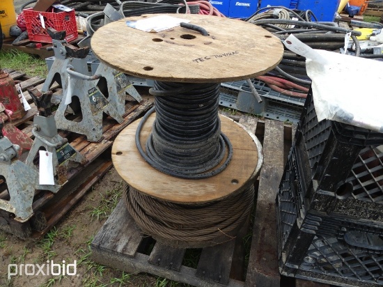 ROLL OF WIRE CABLE & ROLL OF CABLE