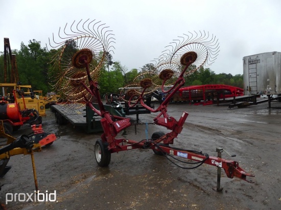SISTREX 8 WHEEL HAY RAKE