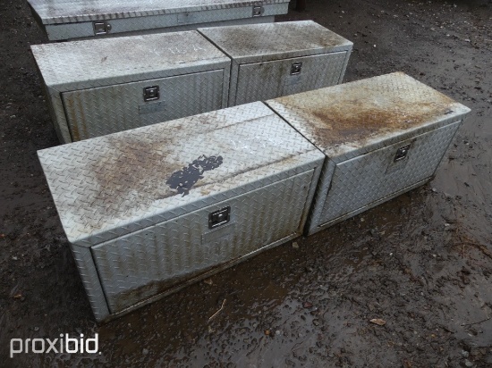 2 ALUMINUM TOOL BOXES