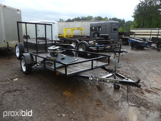 BUMPER PULL TRAILER W/RAMP