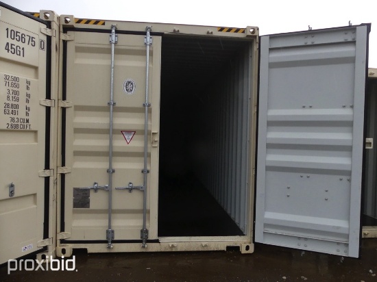 NEW 40FT METAL STORAGE CONTAINER