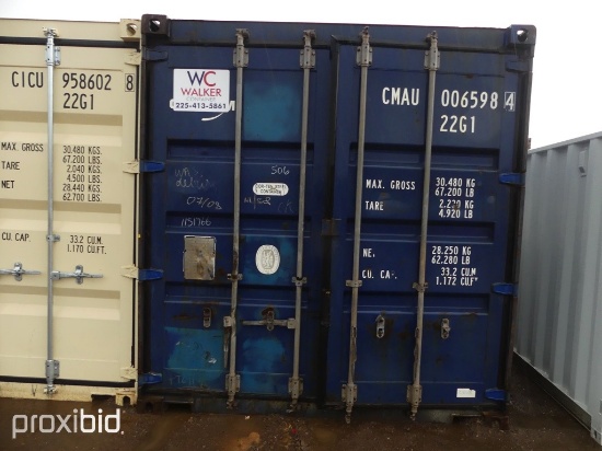 20FT METAL STORAGE CONTAINER