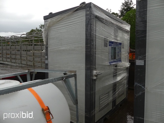 2 STALL BATHROOM CONTAINER