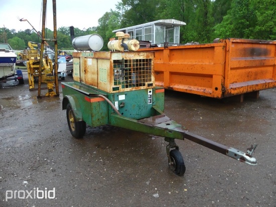 SULLAIR QUIET AIR COMPRESSOR ON TRAILER