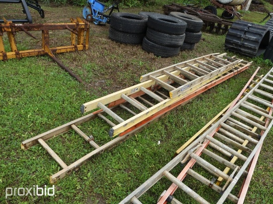 STACK OF LADDERS