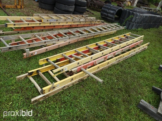STACK OF LADDERS