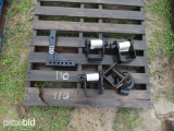 PALLET WITH STRAP WENCHES AND ETC