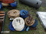 PALLET W/FIRE HOSES