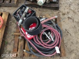PALLET OF HYDROLIC HOSES, FUEL HOSES FITTINGS