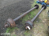 2 TRAILER AXLES