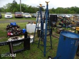 (2) BIG PIPE STANDS
