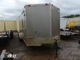 2015 HUSKY ENCLOSED CARGO BUMPER PULLTRAILER