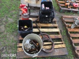 PALLET OF BOLTS, TOOLS, & MISC