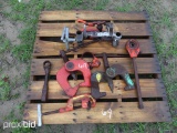 PALLET OF RIDGID CLAMPS & MISC