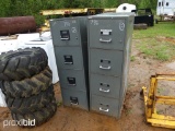 2 FIRE RESISTANT FILING CABINETS