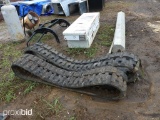 2 SMALL EXCAVATOR TRACKS