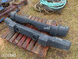 PALLET W/2 TRUCK BUMPERS