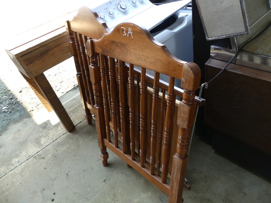 WOODEN BABY BED