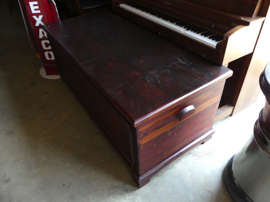 LARGE WOODEN CHEST