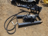 NEW QUICK ATTACH HYDRAULIC AUGER W/2 BITS