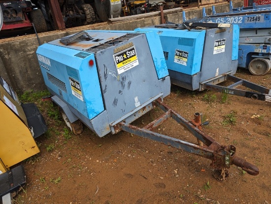 AIRMAN PDS185S AIR COMPRESSOR ON TRAILER