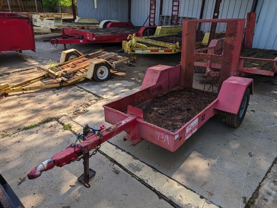 BUMPER TRAILER W/TAILGATE, 4X6