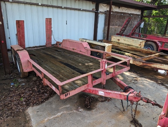 BUMPER TRAILER, 14FT X 6FT, W/RAMPS