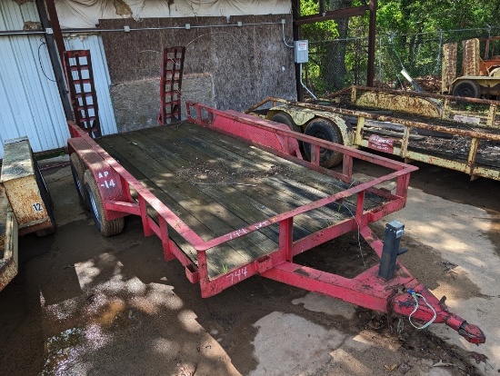 BUMPER TRAILER, 14FT W/RAMPS