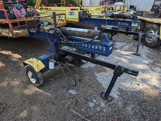 26 TON LOG SPLITTER ON TRAILER