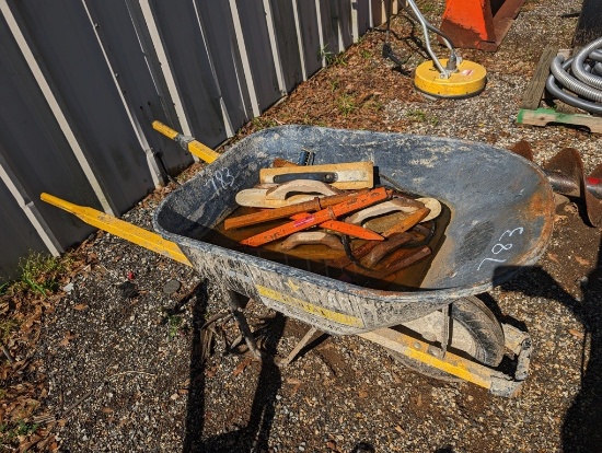 WHEELBARROW W/JACK HAMMER TEETH