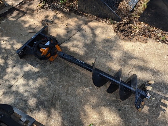 QUICK ATTACH POST HOLE AUGER W/1 BIT