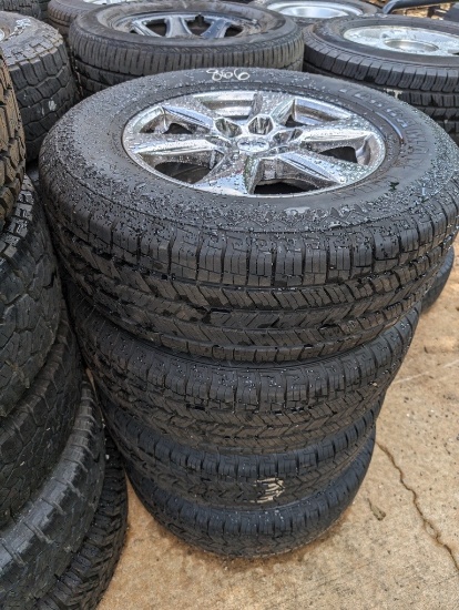 (4) SAILUN 275/65R18 TIRES ON RIMS FITS FORD