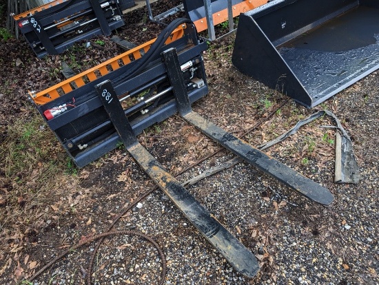 QUICK ATTACH HYDRAULIC PALLET FORKS