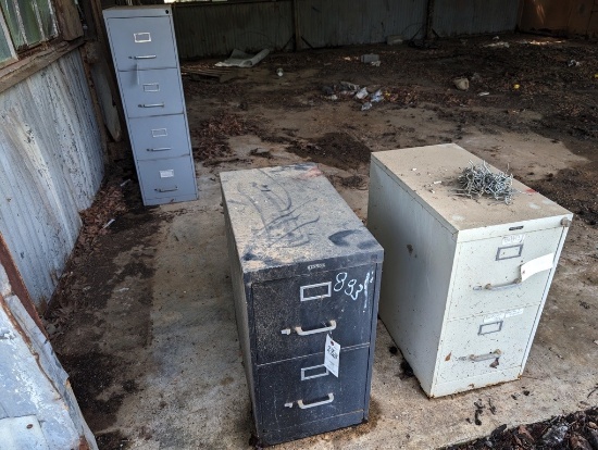 3 FILING CABINETS