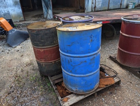 PALLET OF GREASE, 3 BARRELS