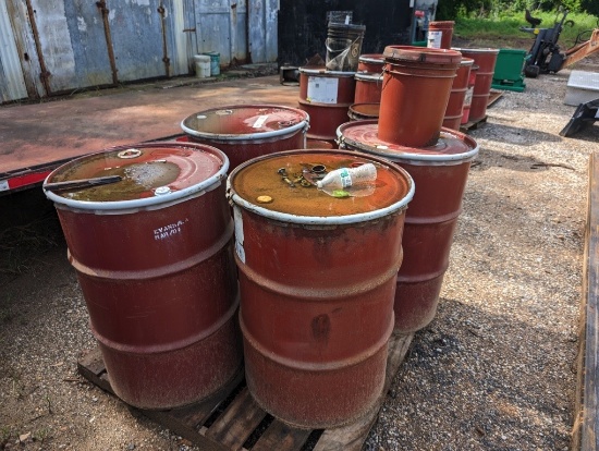 PALLET OF GREASE, 4 BARRELS
