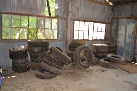 PILE OF TIRES