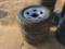 (3) 255/70R17 TIRES ON RIMS