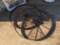 2 ANTIQUE WAGON WHEELS
