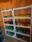 2 SHELVES W/BOLTS, SCREWS, ETC