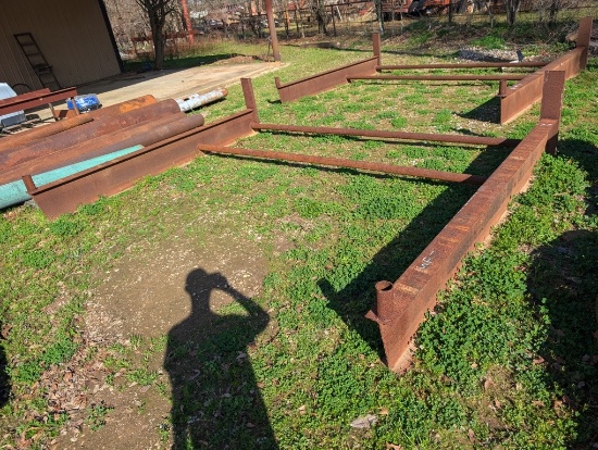 I BEAM PIPE RACK