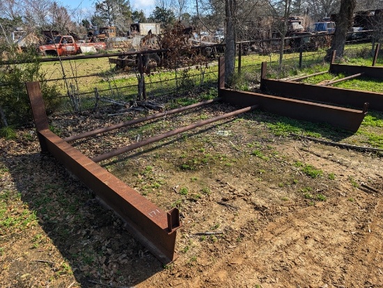 10FT WIDE I BEAM PIPE RACK