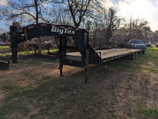 2015 BIG TEX GOOSENECK FLATBED TRAILER
