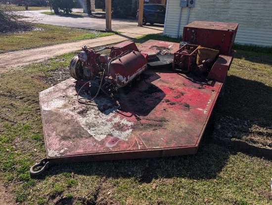 BUMPER TRAILER W/METAL FLOOR