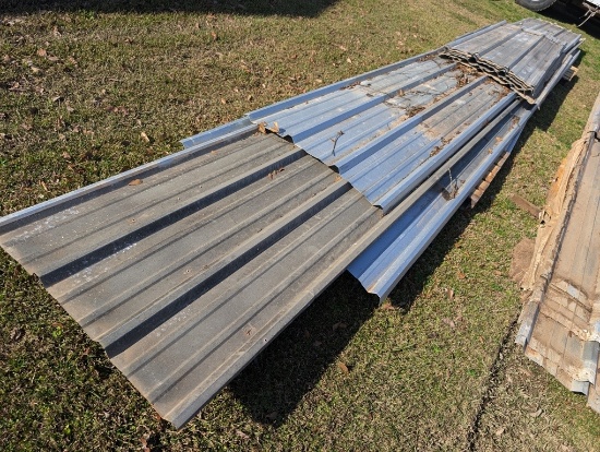 APPROX 9 PIECES TIN, 10FT LONG