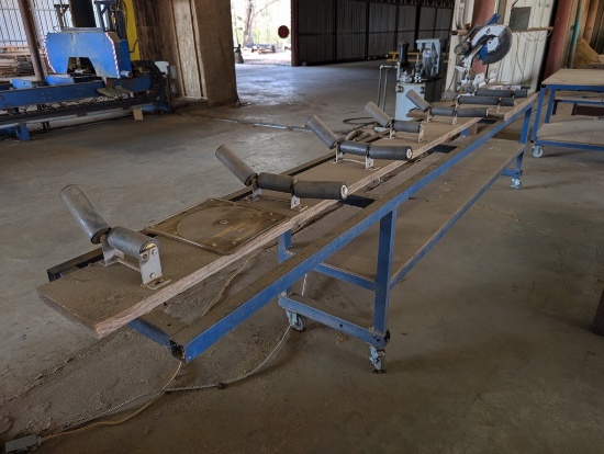 HERCULES TABLE SAW W/14FT ROLLER TABLE