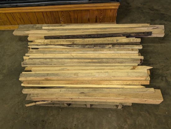PILE OF LUMBER SPACER STICKS