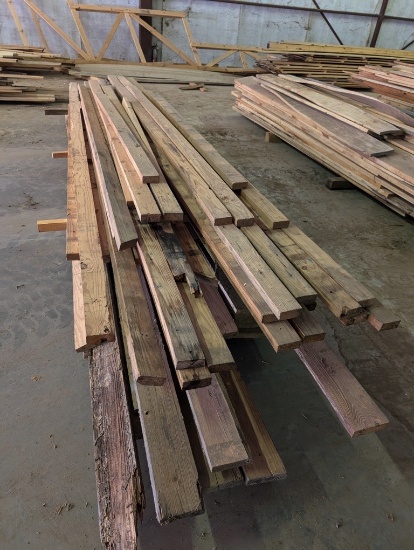PILE OF 2X4 & 2X6 LUMBER